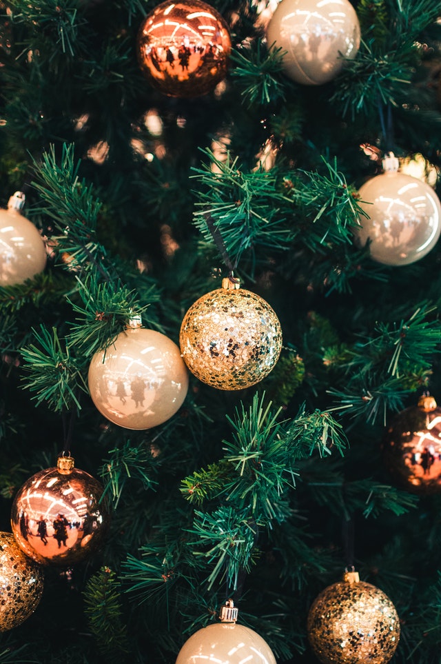 bombki świąteczne na choince