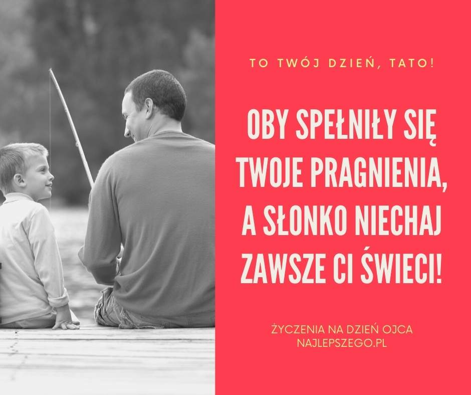 ŻYCZENIA NA DZIEŃ TATY W FORMIE KARTKI