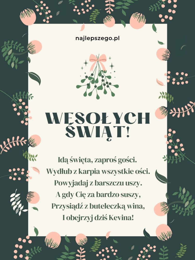 boże narodzenie kartka do wysłania