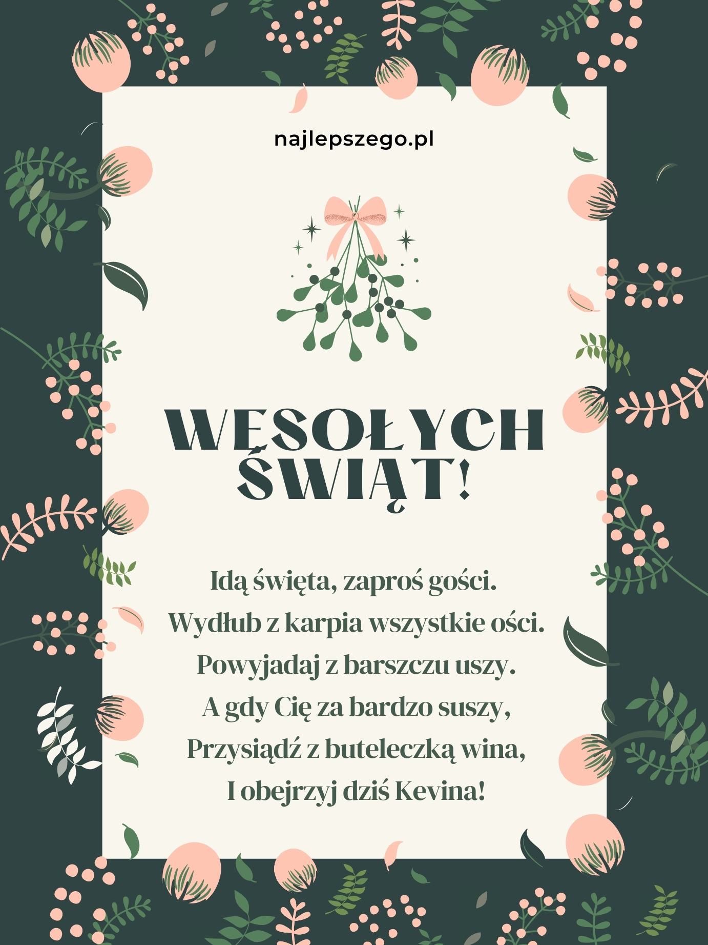 boże narodzenie kartka do wysłania