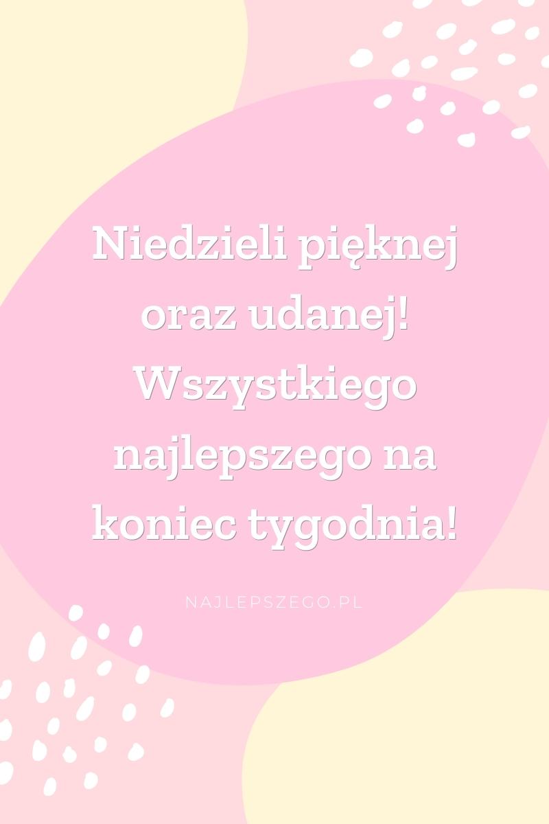 udanej niedzieli grafika