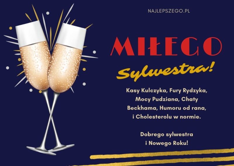 udanego sylwestra obrazek do wysłania
