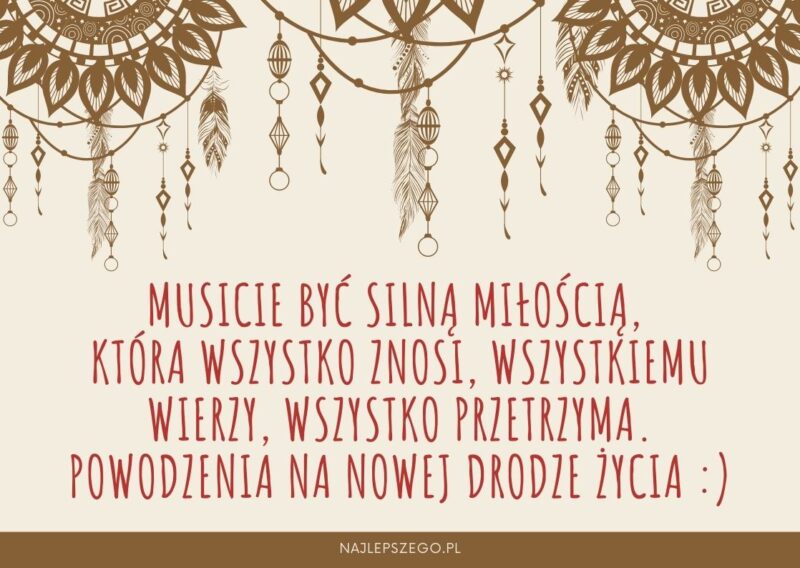 życzenia ślubne kartka