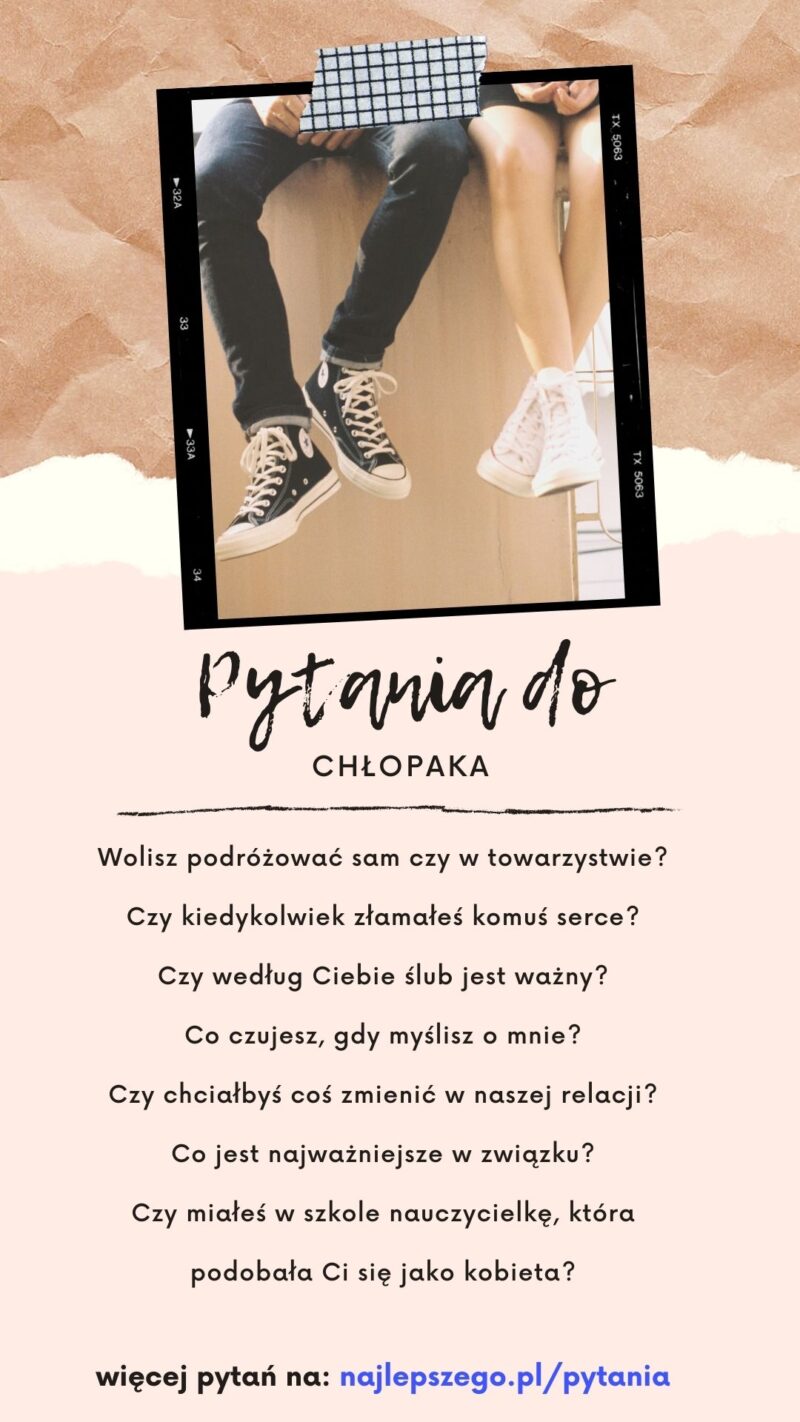 pytania do chłopaka