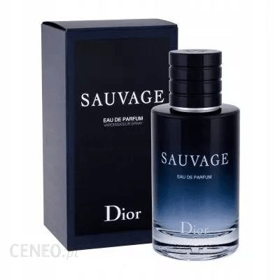 Flakonik z perfumą Dior Sauvage na prezent